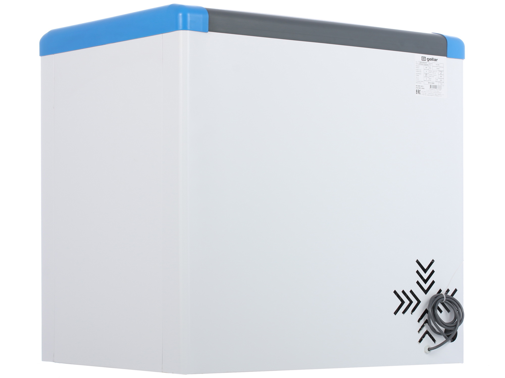 1229573 Морозильный ларь Frostor Gellar FG 250 C белый, синий STDN-0074071 - Вид №4