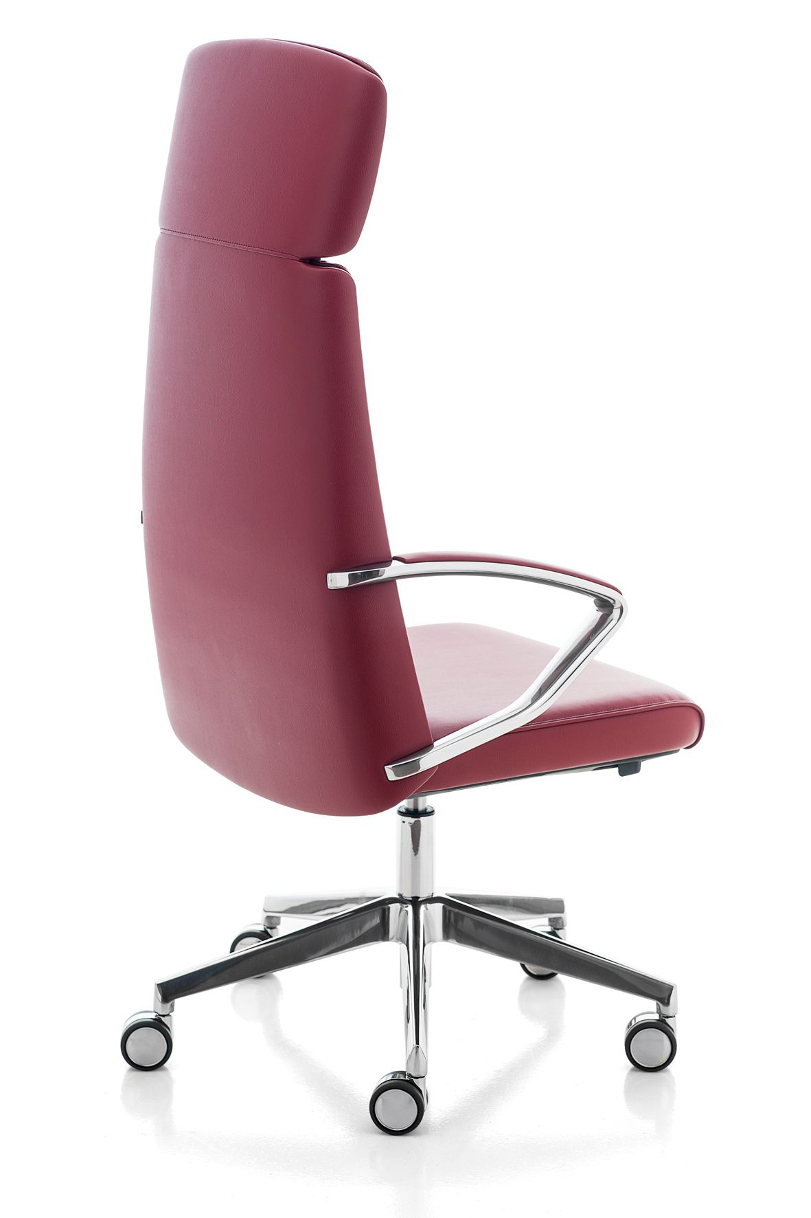 Кожаное вращающееся офисное кресло с высокой спинкой Kastel Klivia ARCH-00143478 - Вид №1