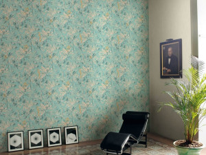 Цветочные узоры нетканые обои