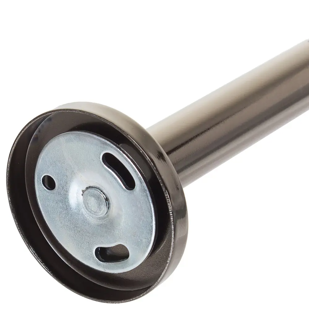 Держатель однорядный с пластиковой вставкой Inspire 12.5 см цвет оникс STLM-2157465 - Вид №1