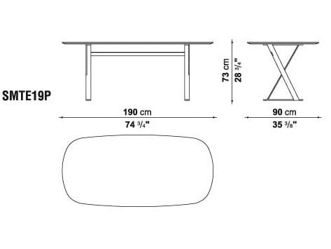 Прямоугольный мраморный стол Maxalto пафос ARCH-00098687 - Вид №5