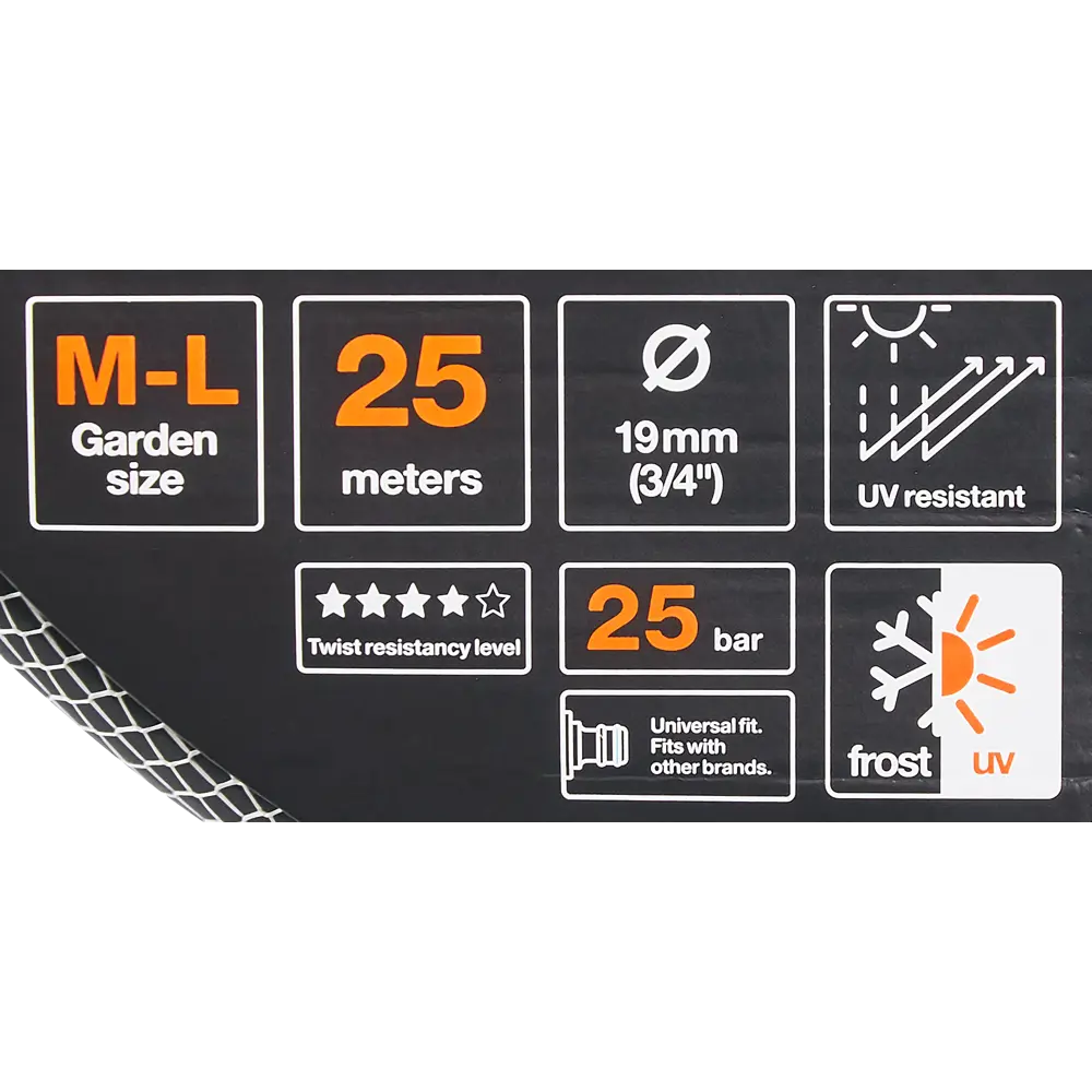 Шланг для полива PLANTIC Армированный 3/4" 25 м ПВХ STLM-2092515 - Вид №2