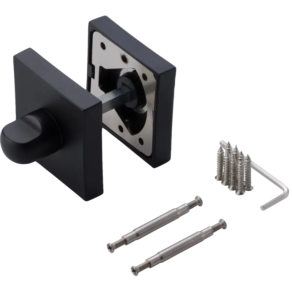 Фиксатор под ручку Inspire Abby/Manuela цвет чёрный матовый 2 шт STLM-2181789 - Вид №1