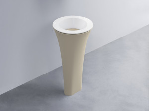 AMLA45-BL+AMPILT-LN+AMCOLT-LN Раковина Amedeo Tondo отдельностоящая cielo Enjoy + Amedeo