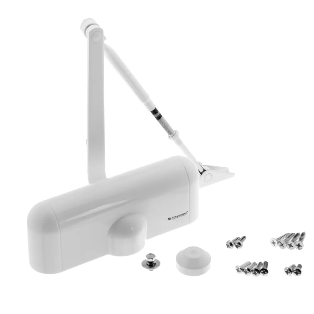 Доводчик 1025 D, 15-25 кг, цвет белый PALLADIUM STLM-2128022 - Вид №1