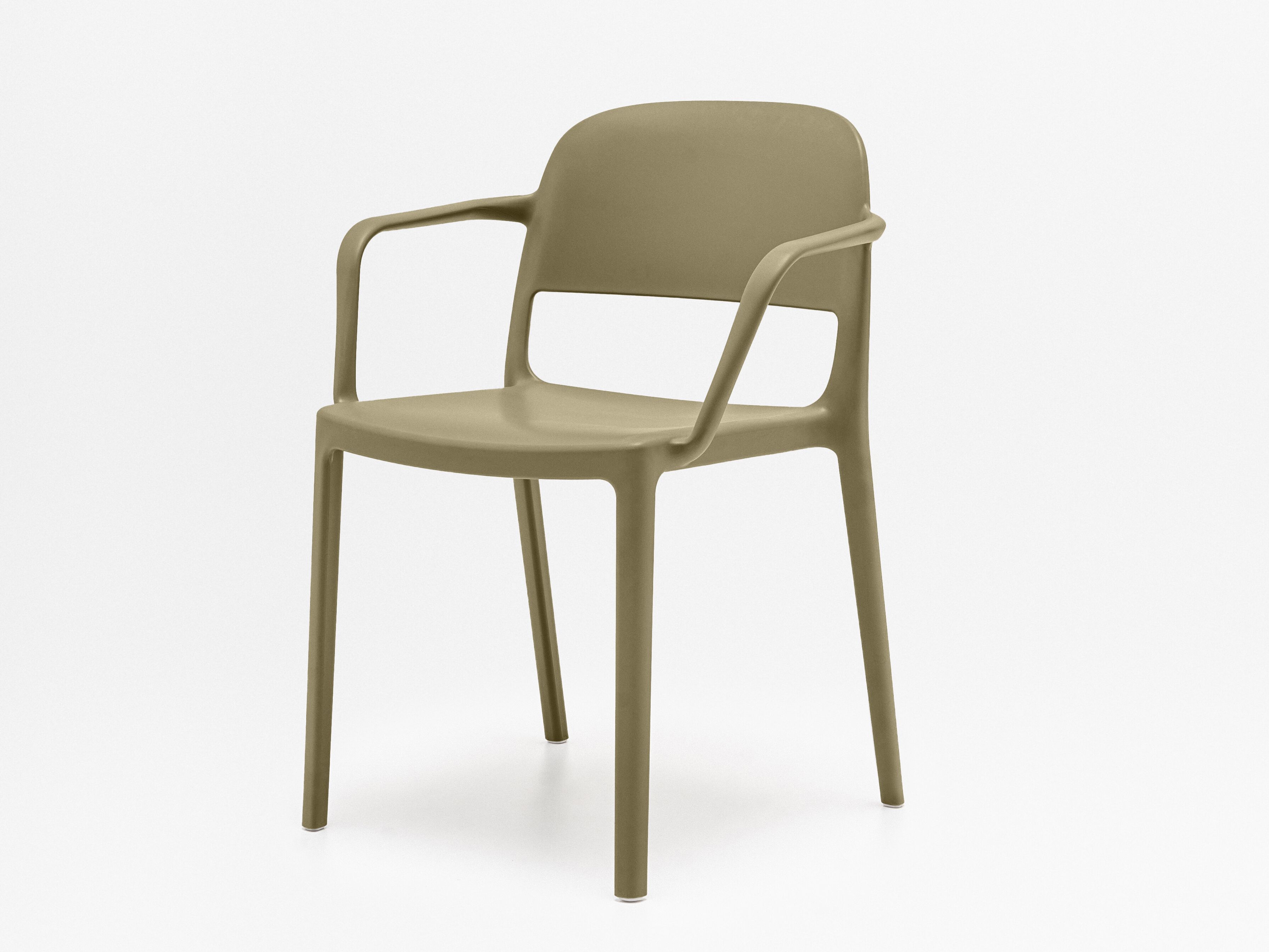 Штабелируемый стул из полипропилена с подлокотниками MDD BLENDY ARCH-00067055 - Вид №4