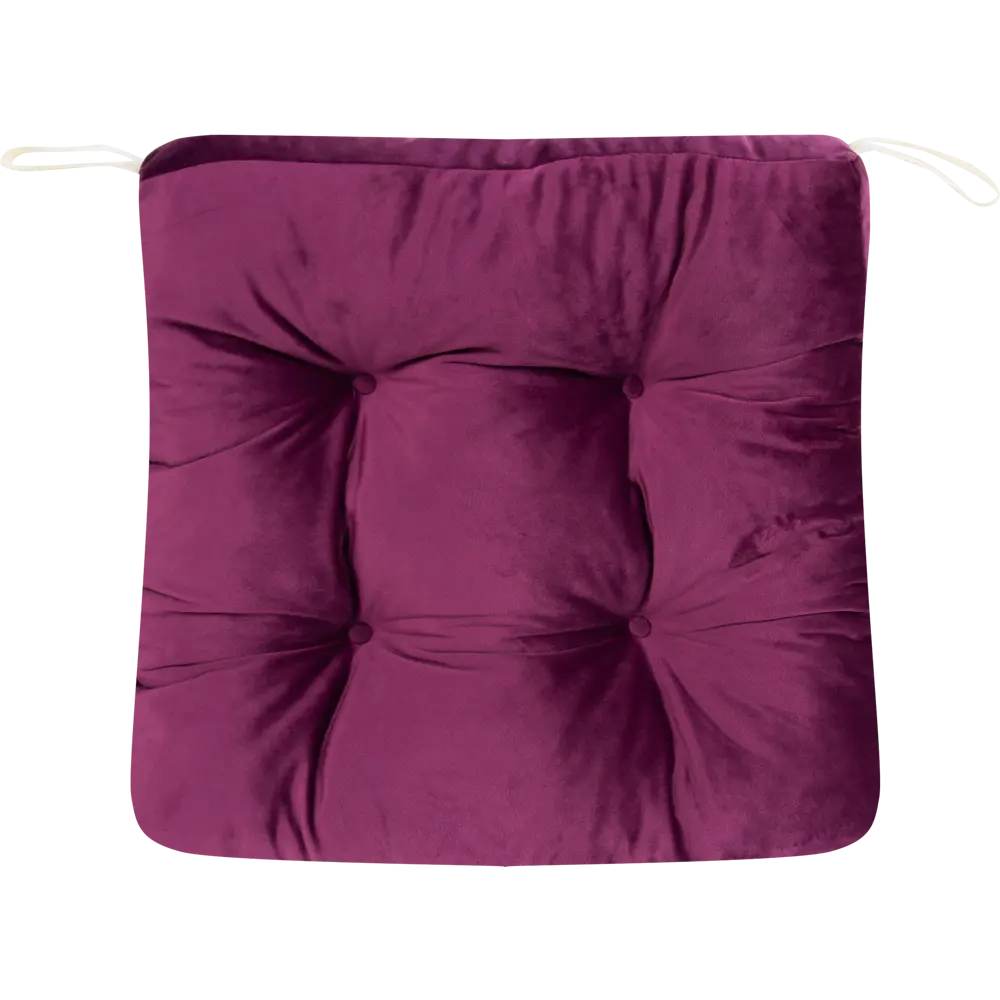 Подушка для стула Jimena 40x40 см цвет фиолетовый SEASONS STLM-2106134