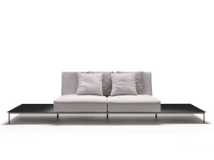 2-местный тканевый модульный садовый диван