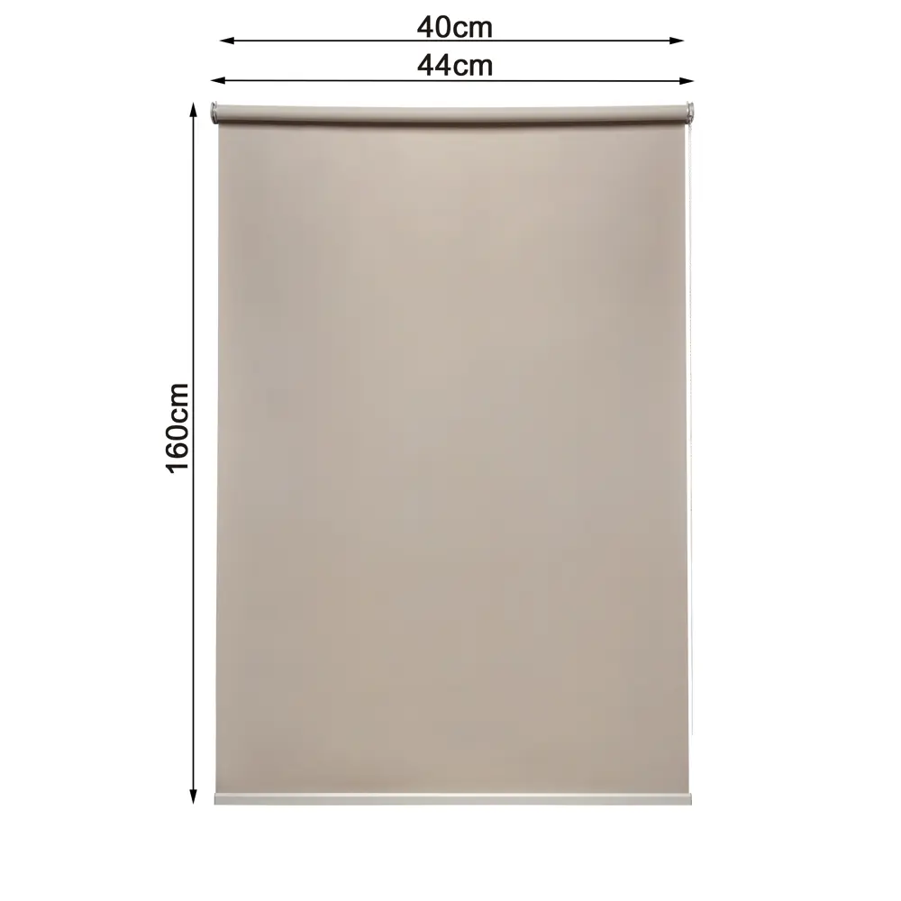 Штора рулонная блэкаут Inspire Belem 40x160 см коричневая STLM-2001372 - Вид №2