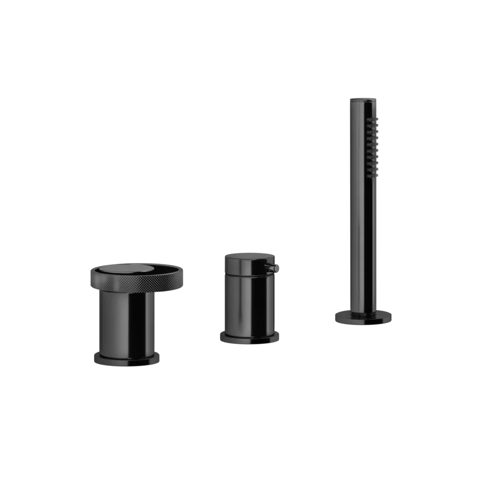 Смеситель для ванны 63347 706 Gessi Anello ЧЕРНЫЙ МЕТАЛЛ PVD 63347706