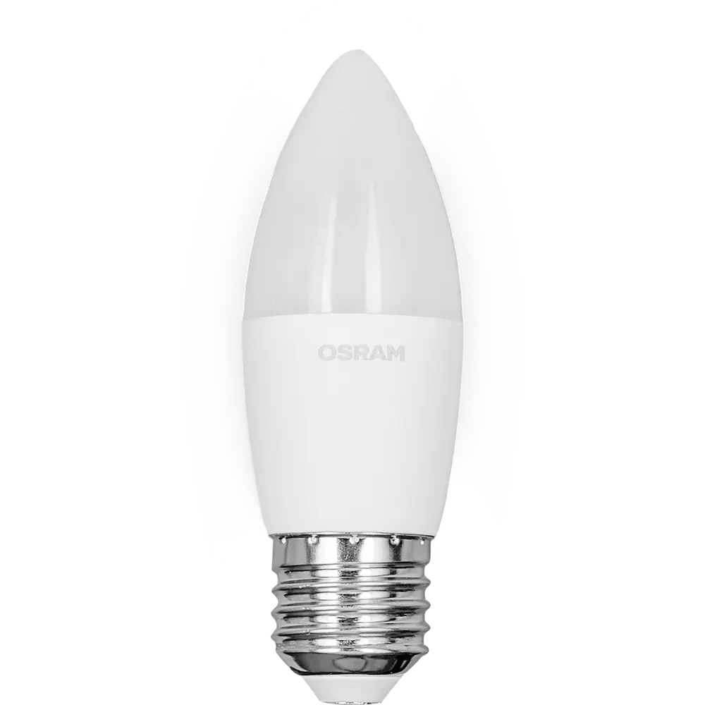 Светодиодная лампа OSRAM свеча 9Вт с теплым белым светом 85099653 STLM-0925549 - Вид №1