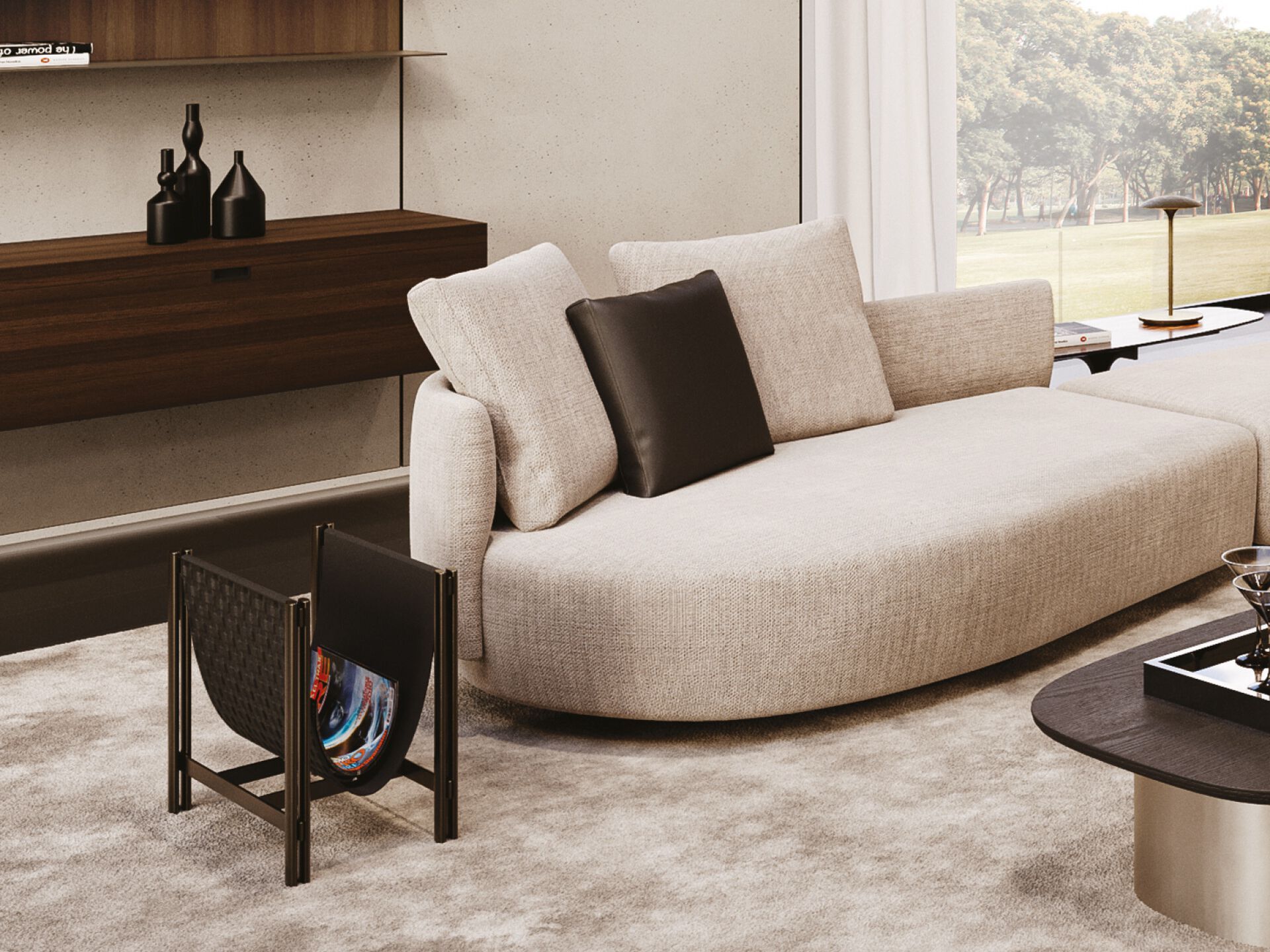 Кожаная стойка для журналов MisuraEmme DENVER ARCH-00057691 - Вид №3