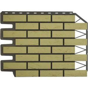 Фасайдинг Дачный Кирпич баварский песочный 0.38 м²