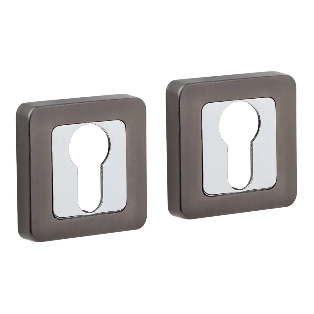 Накладка на замочную скважину Armex DP-C-22 52x52 мм цвет графит STLM-2095152