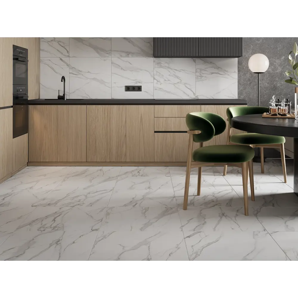 Керамогранит Gracia Ceramica Marbella 59.4×59.4 см белый матовый 89419148 STLM-1569089 - Вид №3