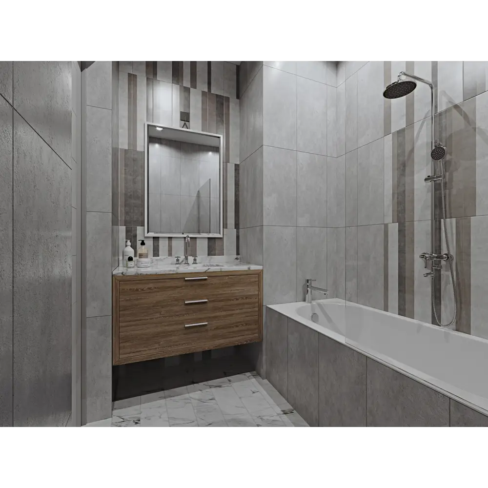 Керамогранит Loft «Линии» 60x15 см 1.36 м2 BELANI STLM-2169847 - Вид №8