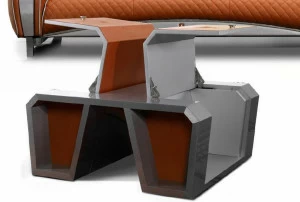 Tonino Lamborghini Casa Низкий стол из альютекса с вещевым ящиком Imola