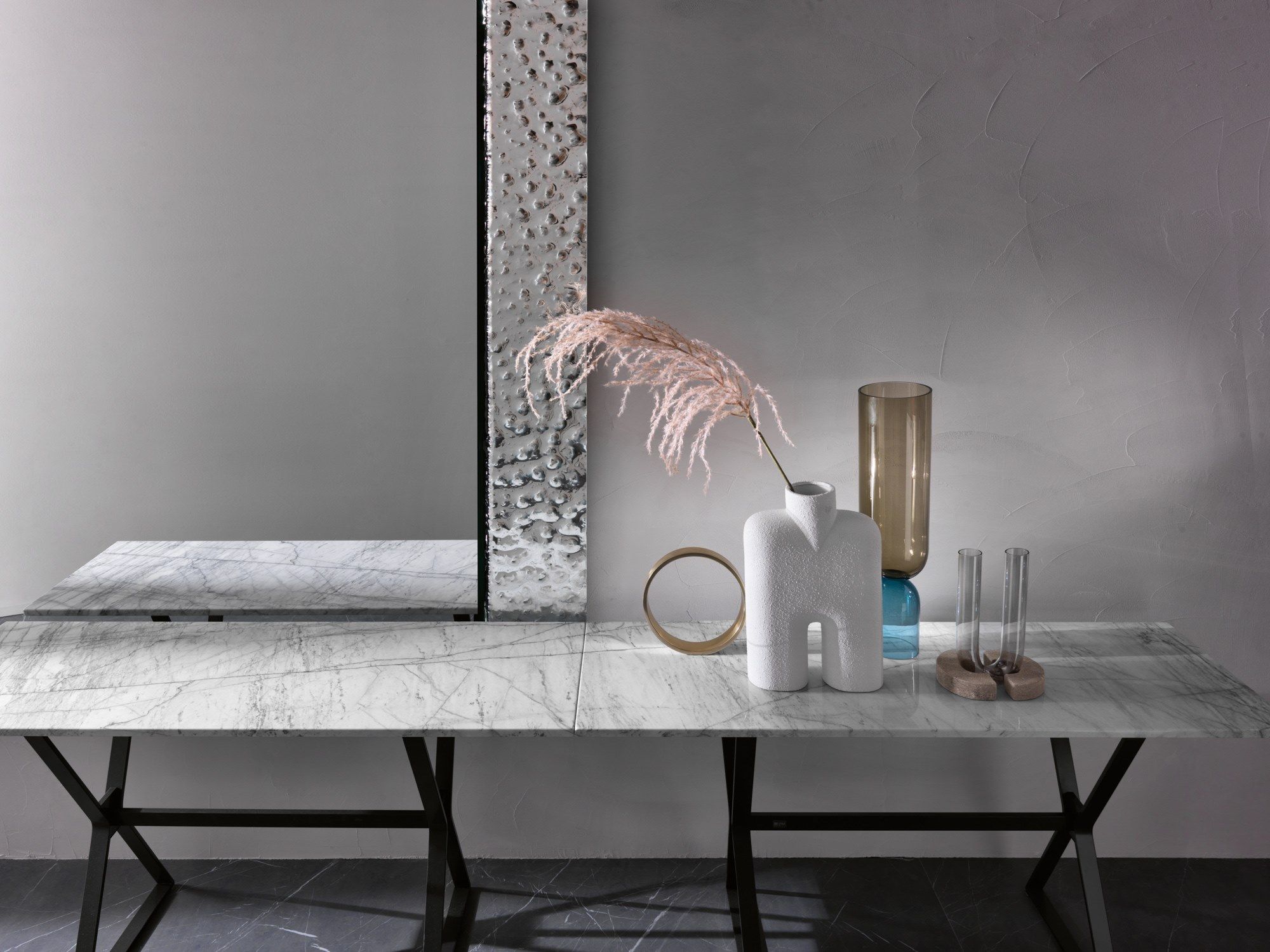 Консольный стол со стеклянной или мраморной столешницей FIAM ITALIA Hype ARCH-00149180 - Вид №2