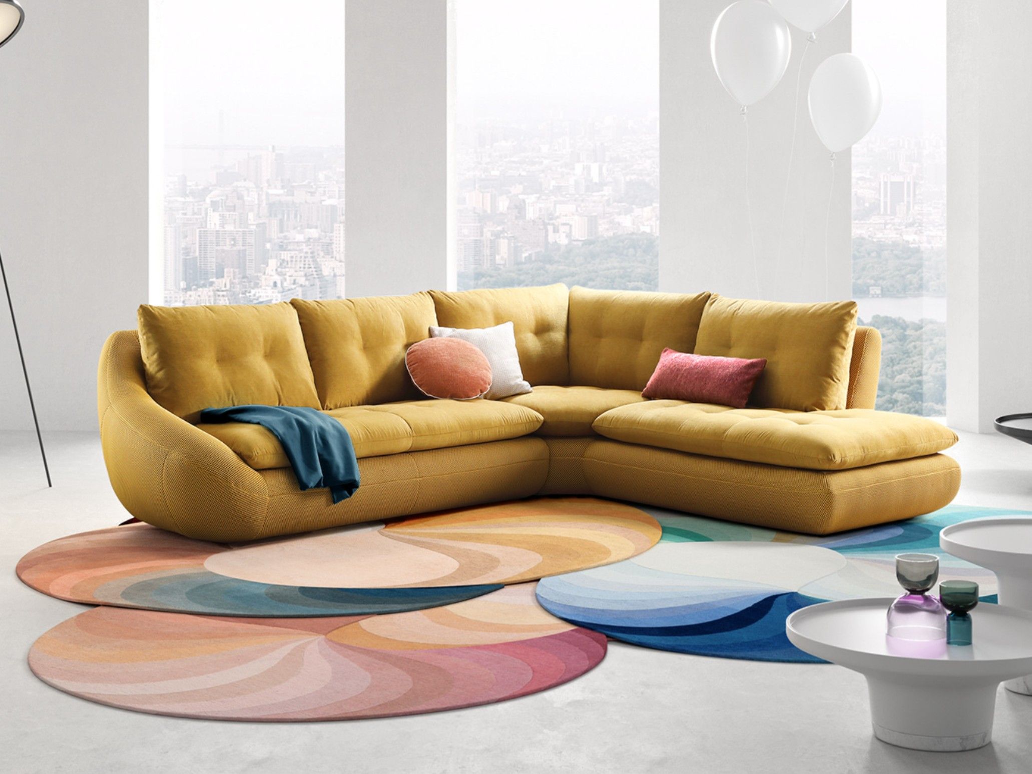 Модульный тканевый диван AERRE ITALIA YUME ARCH-00140016