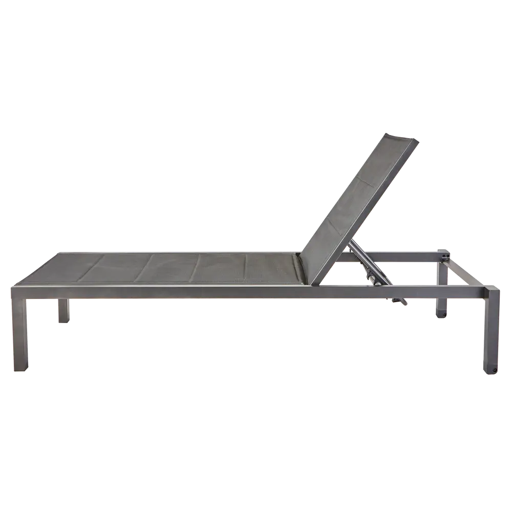 Шезлонг Naterial Aquila II 200x36x75 см алюминий/текстилен серый STLM-2204471 - Вид №5