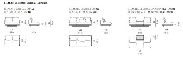 Кожаный диван Minotti Коннери ARCH-00151868 - Вид №7