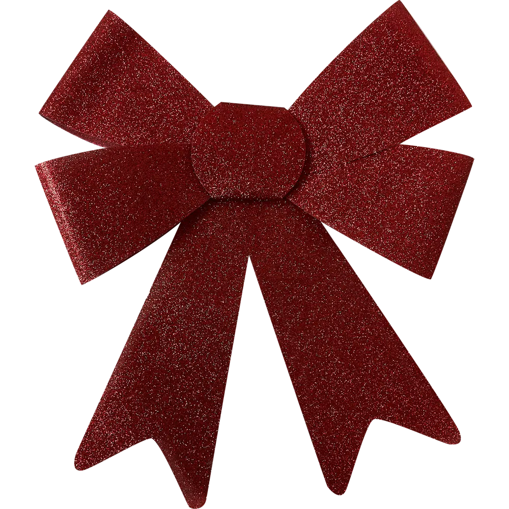 Украшение бант 30см ПВХ красный Santreyd STLM-2022704