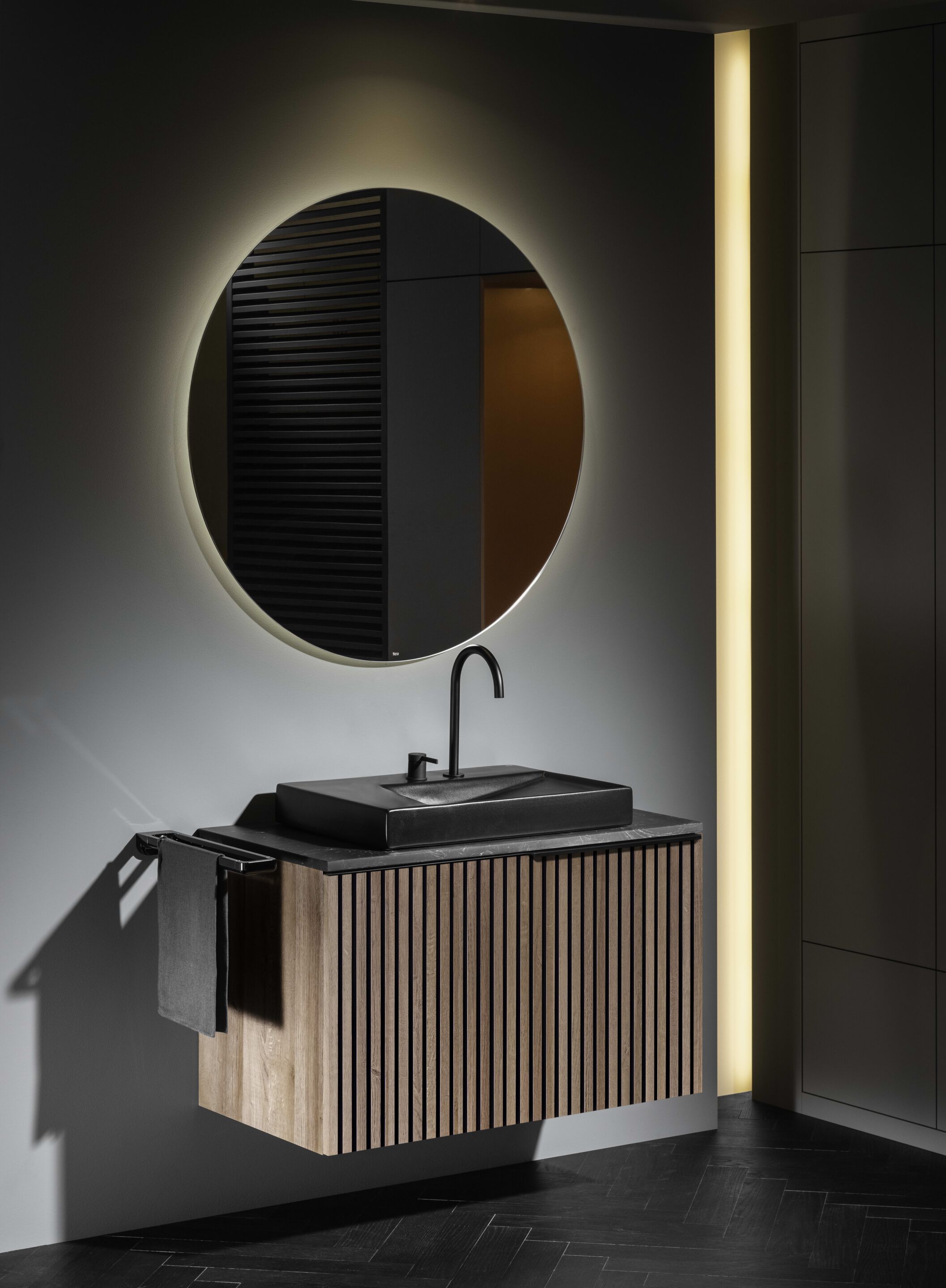 2 отверстия однорычажный высокий смеситель для раковины Roca Ona ARCH-00032877 - Вид №12