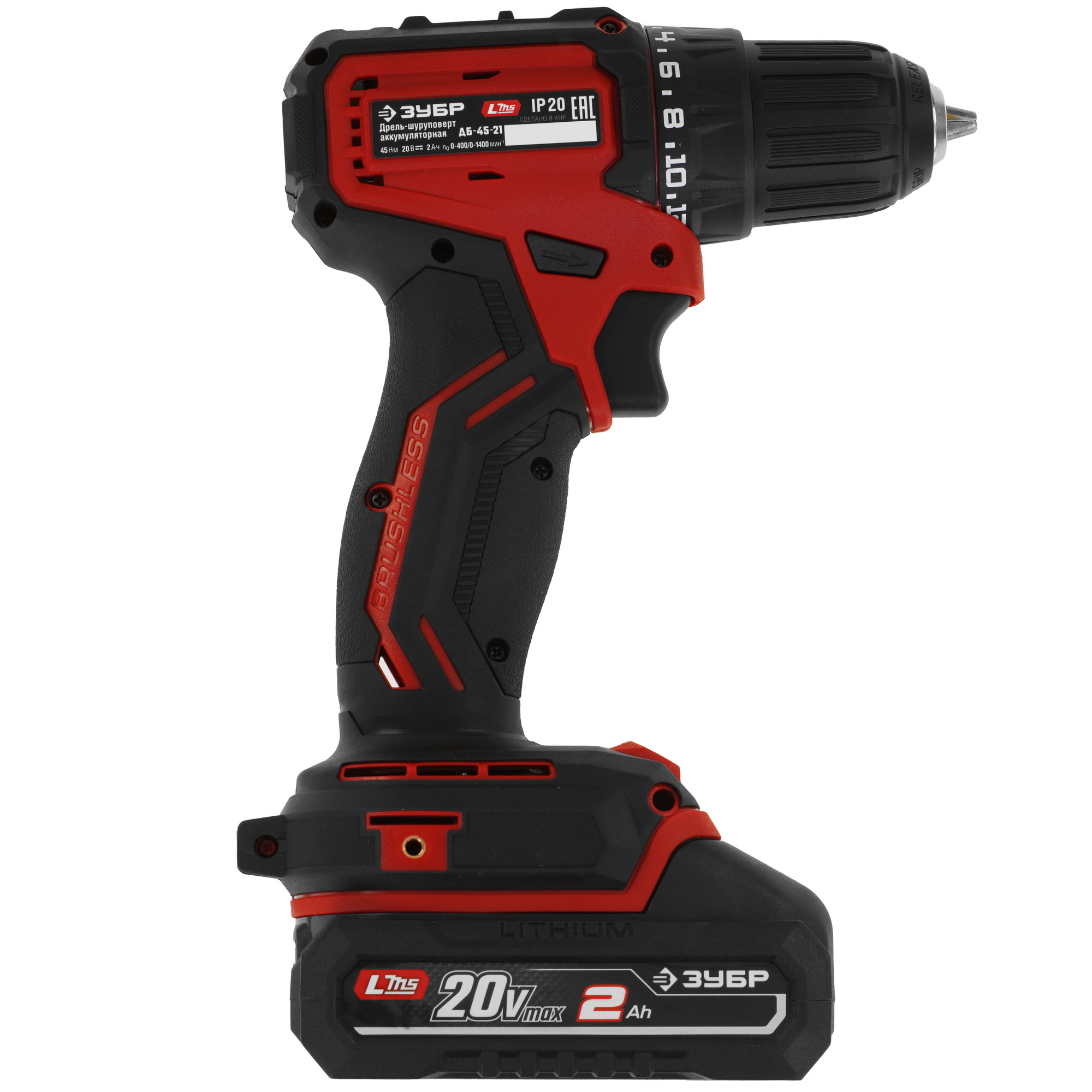 Дрель-шуруповерт ЗУБР ДБ-45-21 9279430 STDN-0118448 - Вид №2