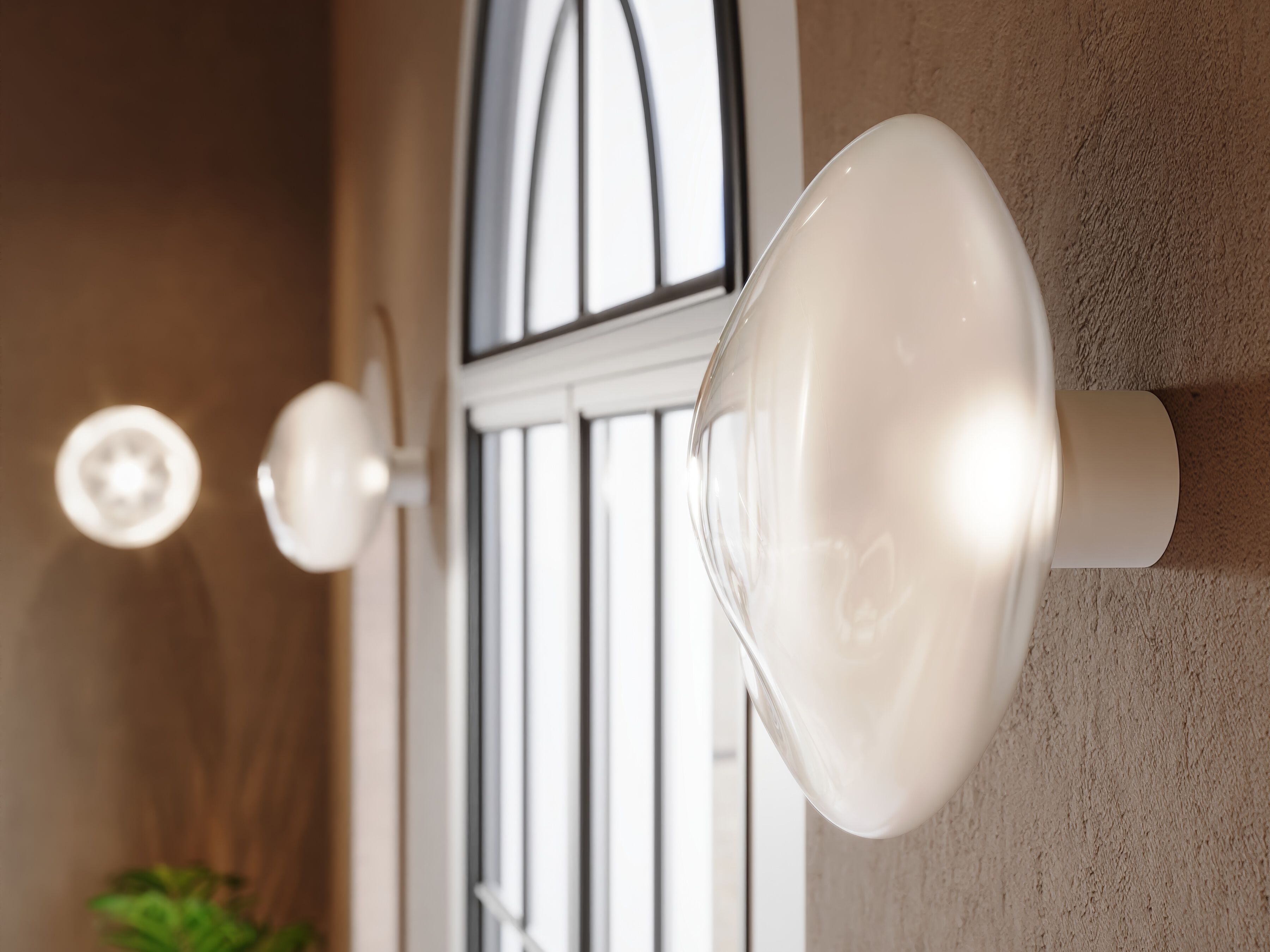 Настенный светильник из дутого стекла Cangini & Tucci Марка ARCH-00122096