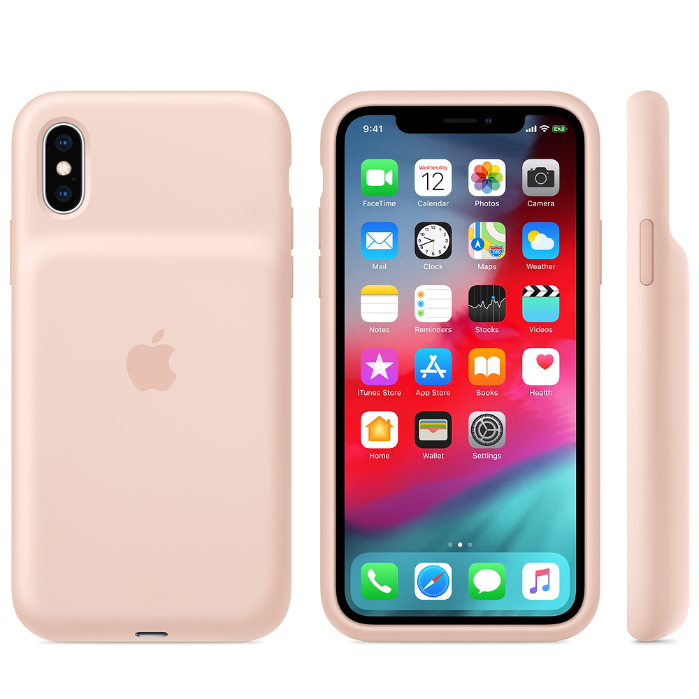 MVQP2ZM/A Iphone xs smart battery case - pink sand Apple Santreyd  - Вид №2
