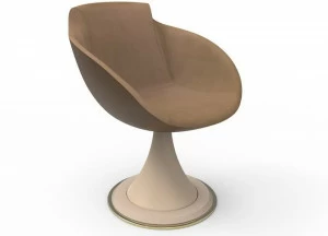 Vismara Design Вращающееся кресло из кожи Luxury entertainment