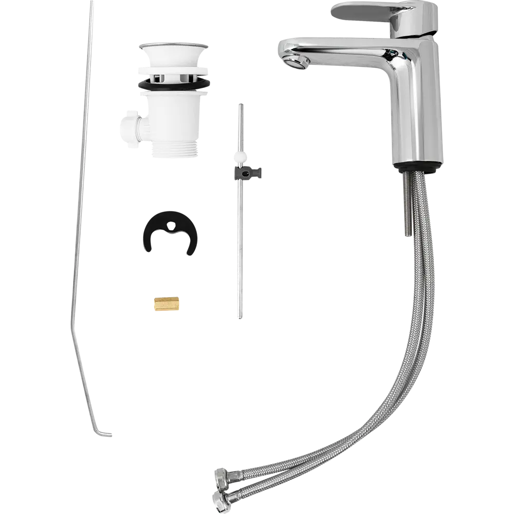 Смеситель для раковины Hansgrohe Vernis 100 однорычажный цвет хром STLM-2158039 - Вид №3