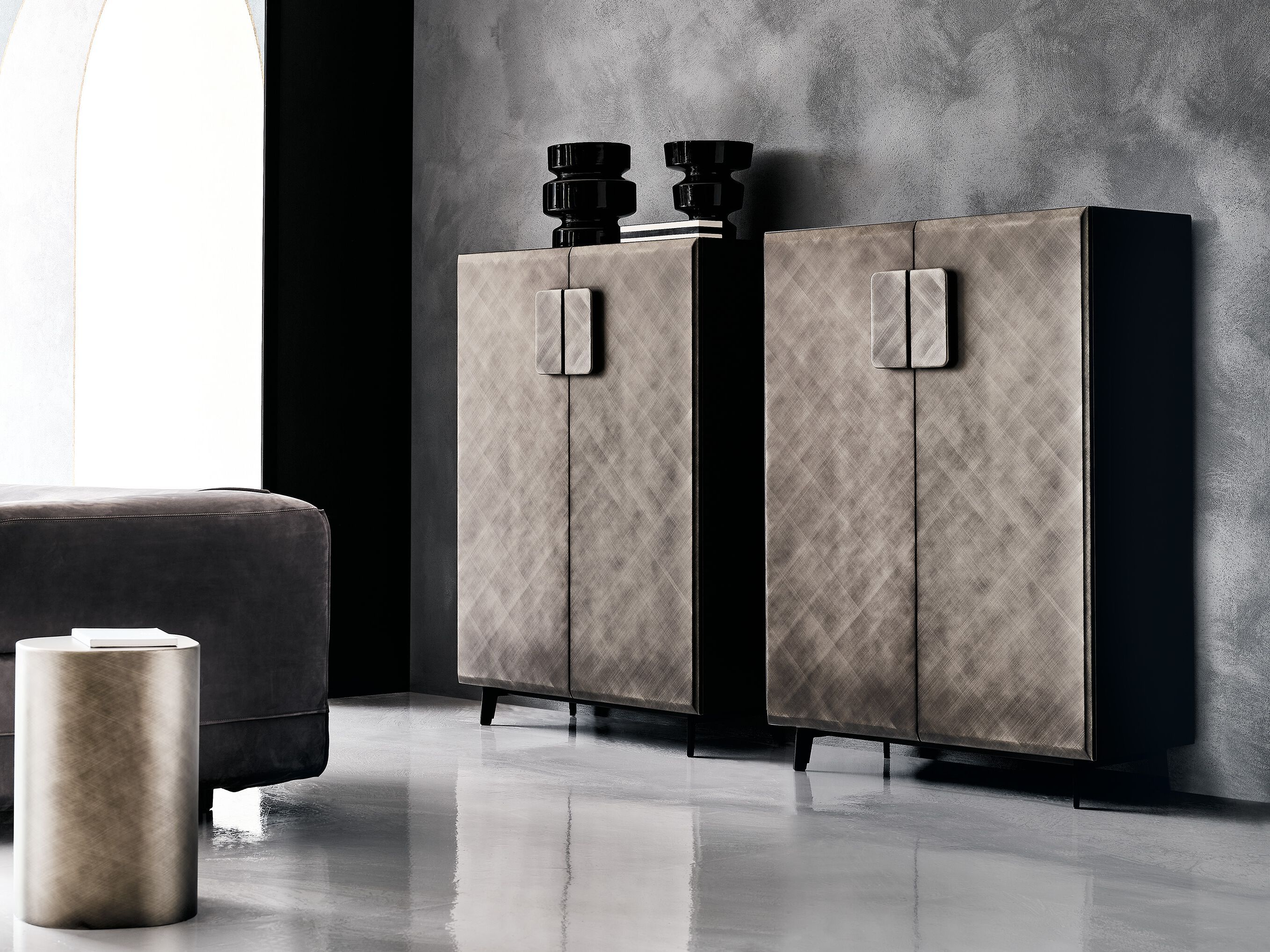 Деревянный шкаф с распашными дверцами Cattelan italia TUDOR ARCH-00117746