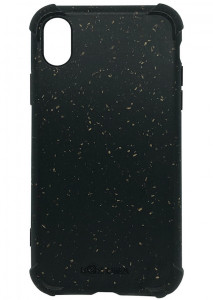 537128 Биоразлагаемый чехол для iPhone X/XS с ударопрочными углами, темно-серый SOLOMA Case