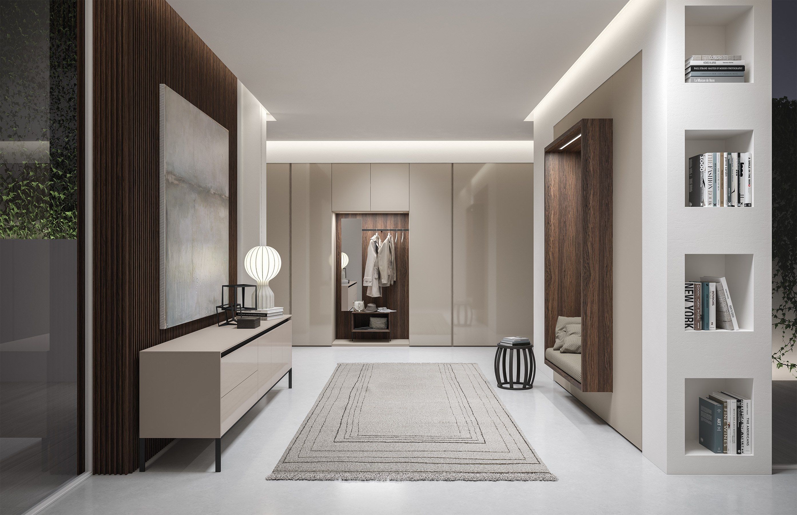 Секционный шкаф из дерева и стекла TUMIDEI Alcova System ARCH-00026940 - Вид №4