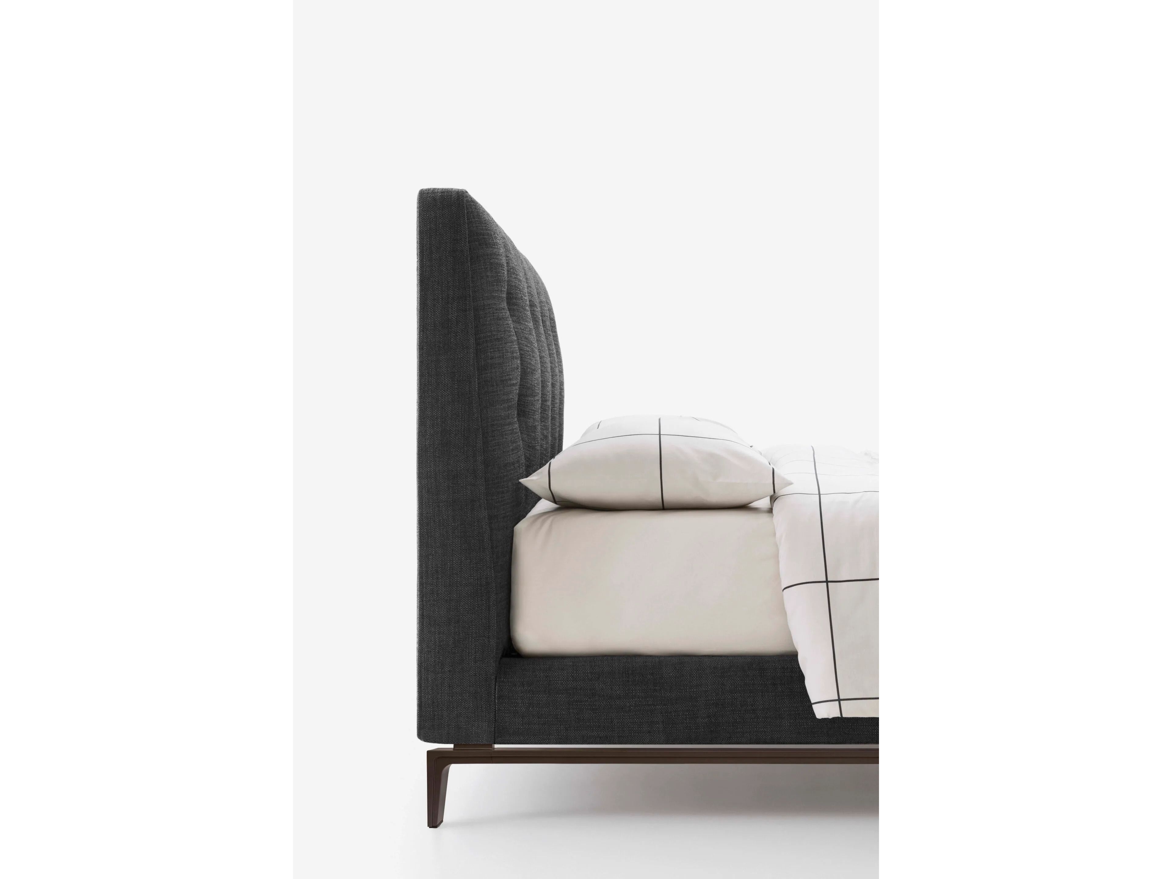 Двуспальная кровать-контейнер с капитонным изголовьем Alf DaFrè MIRAM ARCH-00150049 - Вид №9