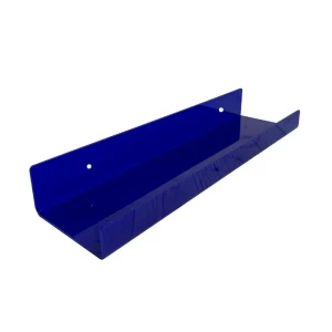 91568393 Настенная полка Velar 40x10.5 см пластик цвет синий STLM-1396584