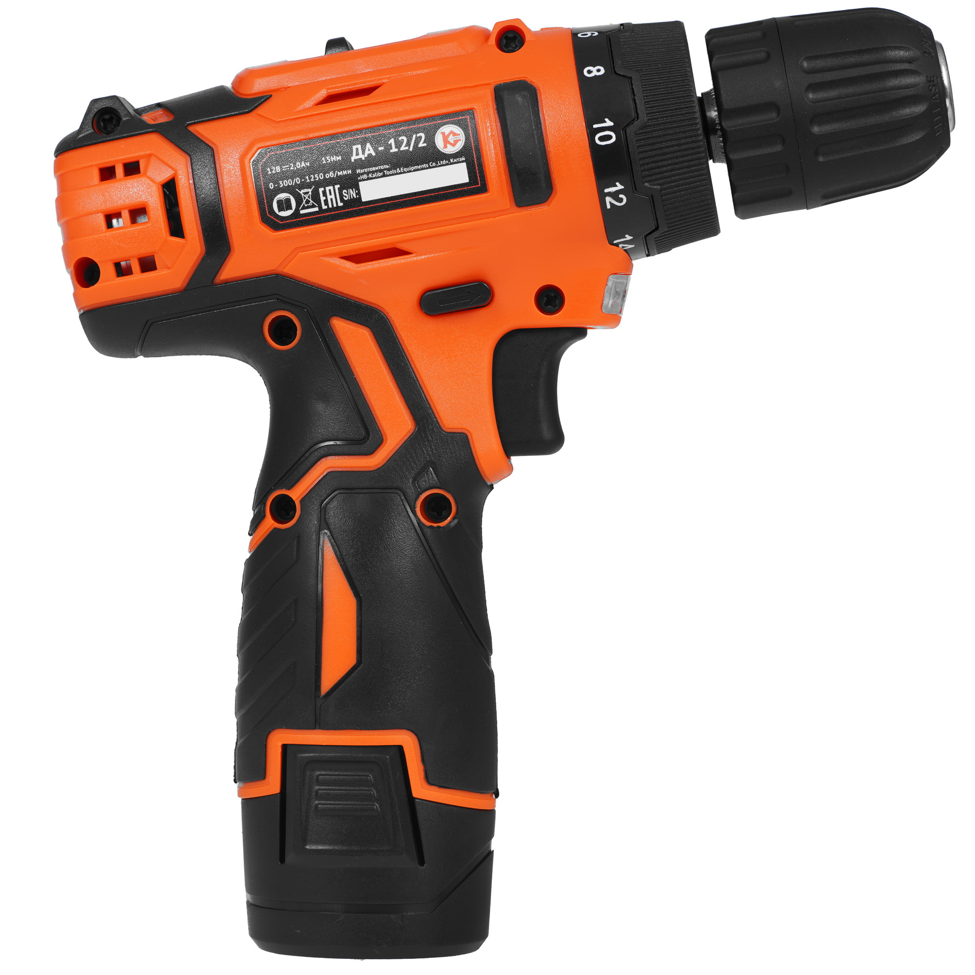 Дрель-шуруповерт Калибр ДА- 12-2 5313233 STDN-0043471 - Вид №2
