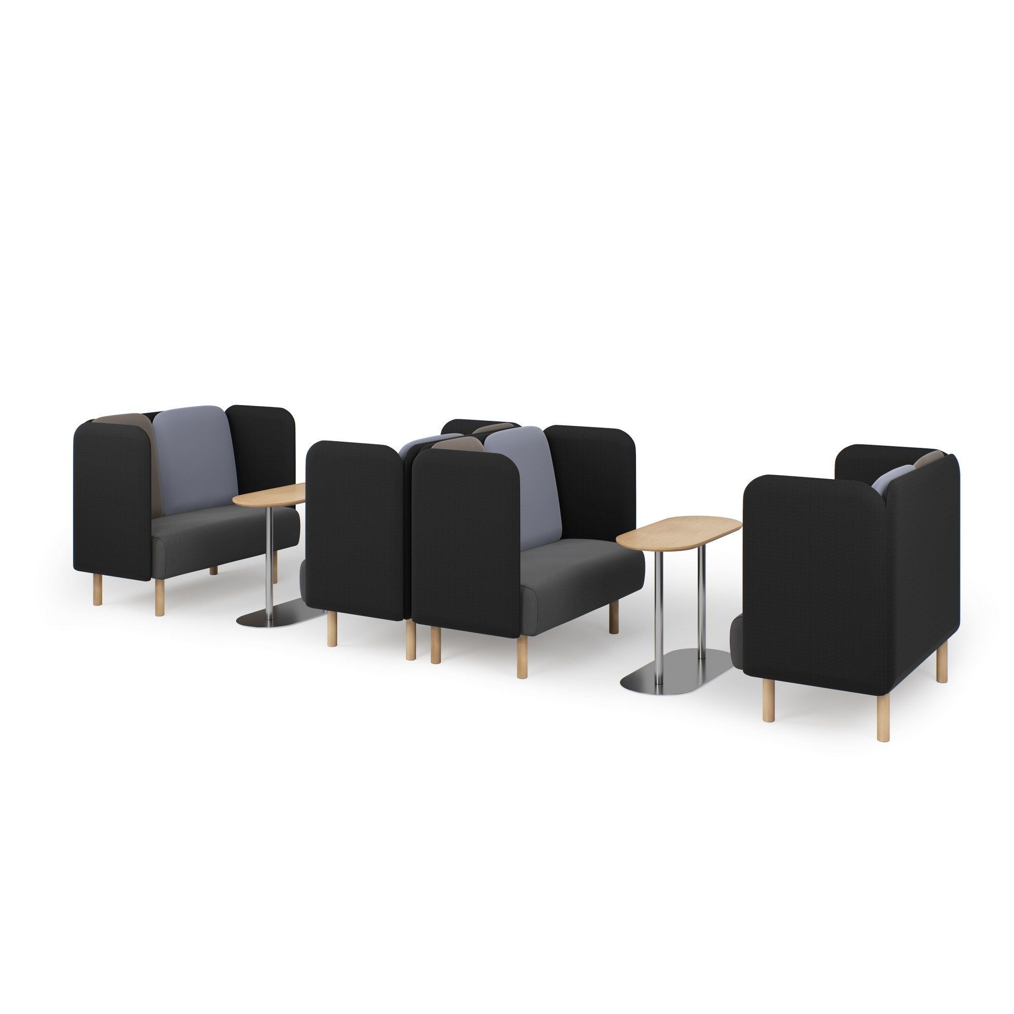 2-местный тканевый диван с огнестойкой обивкой Intuit by Softrend август ARCH-00114520 - Вид №4