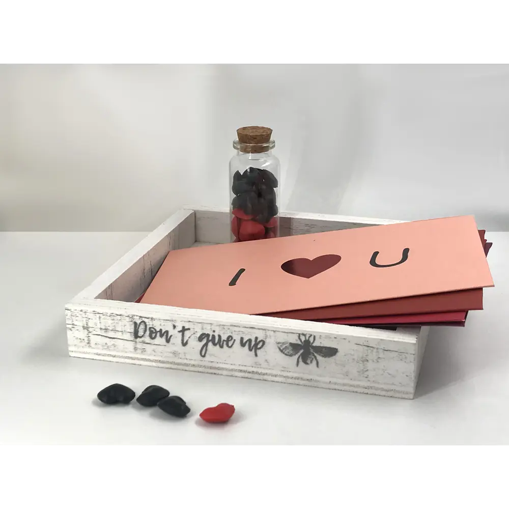 Поднос-мини квадратный 16x16 см Графио П4 дерево цвет белый Santreyd STLM-2206105 - Вид №3