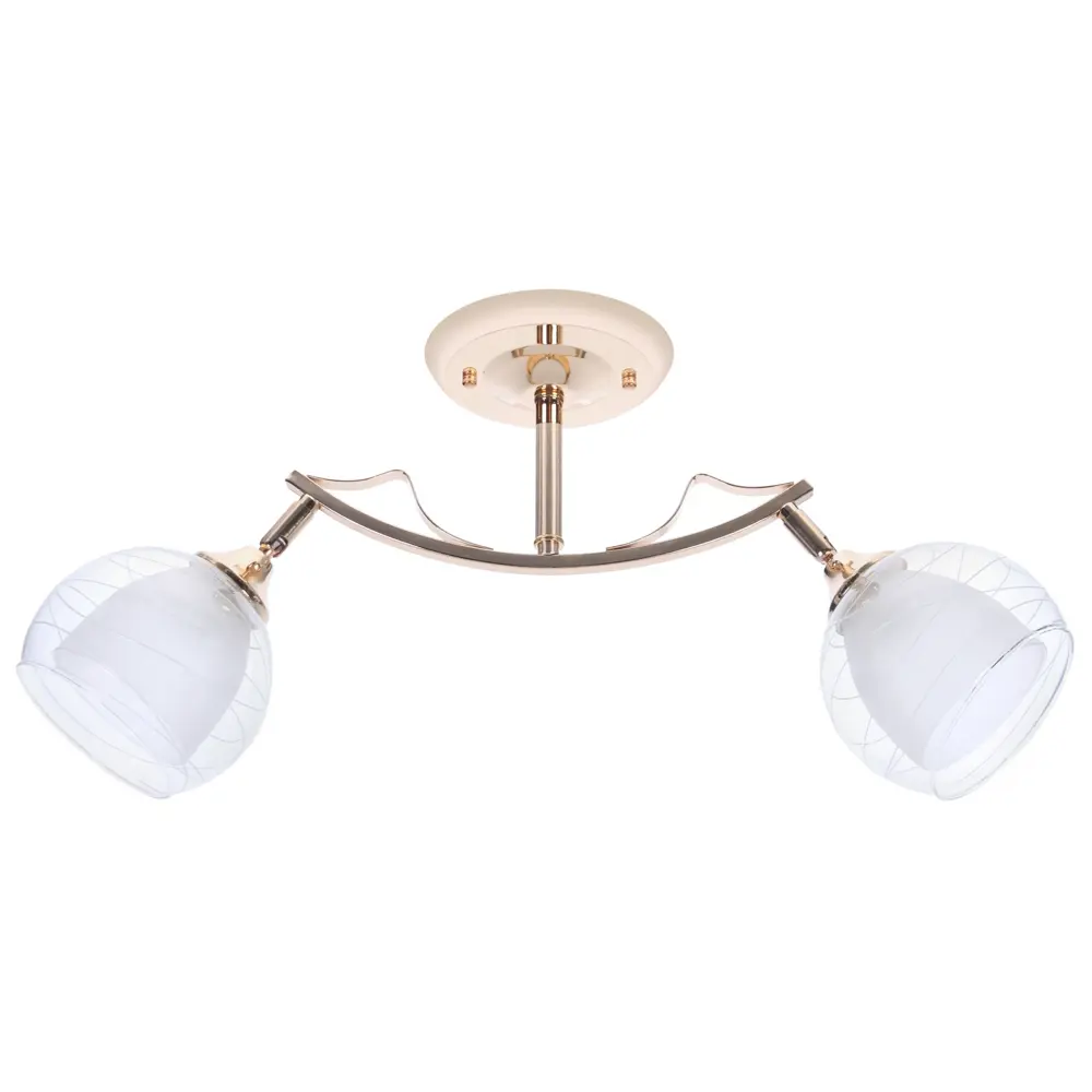 Люстра «Твинс» 2хЕ27х60 Вт, цвет золотой WINK STLM-2063527