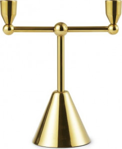 5000002 Подсвечник Pirouette 2 Brass Normann Copenhagen