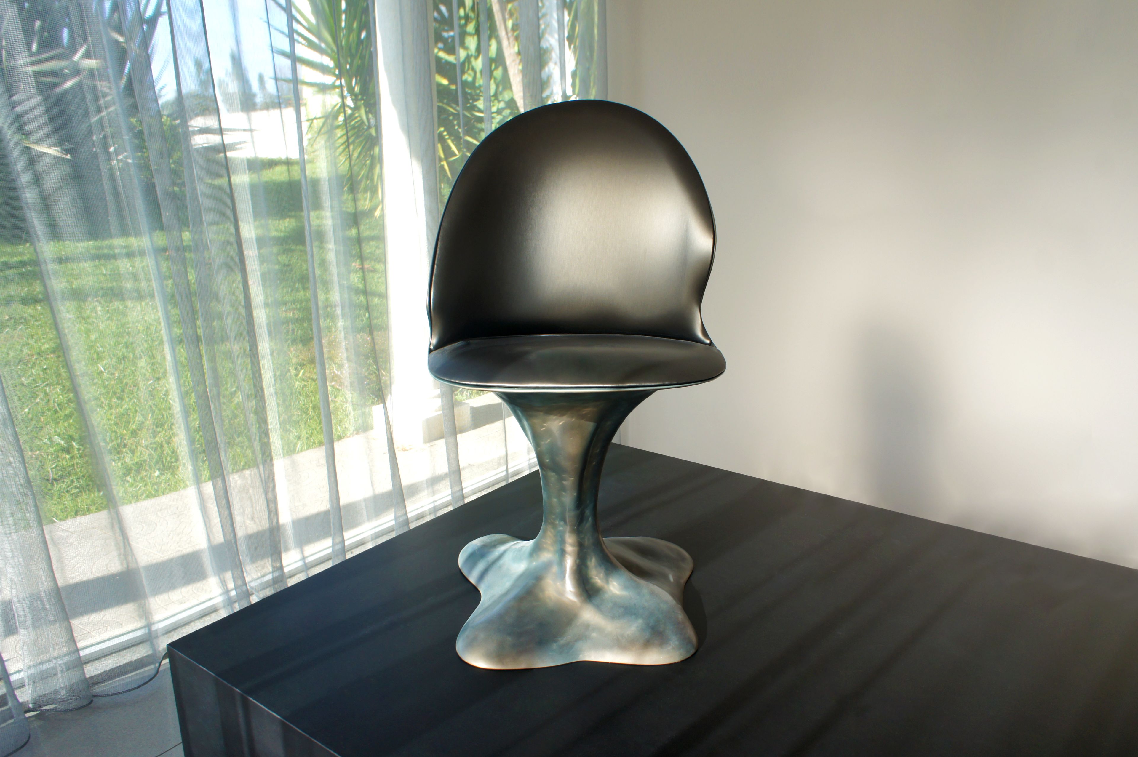 Стул из стекловолокна с мягким сиденьем KARPA ARCH-00034961 - Вид №5