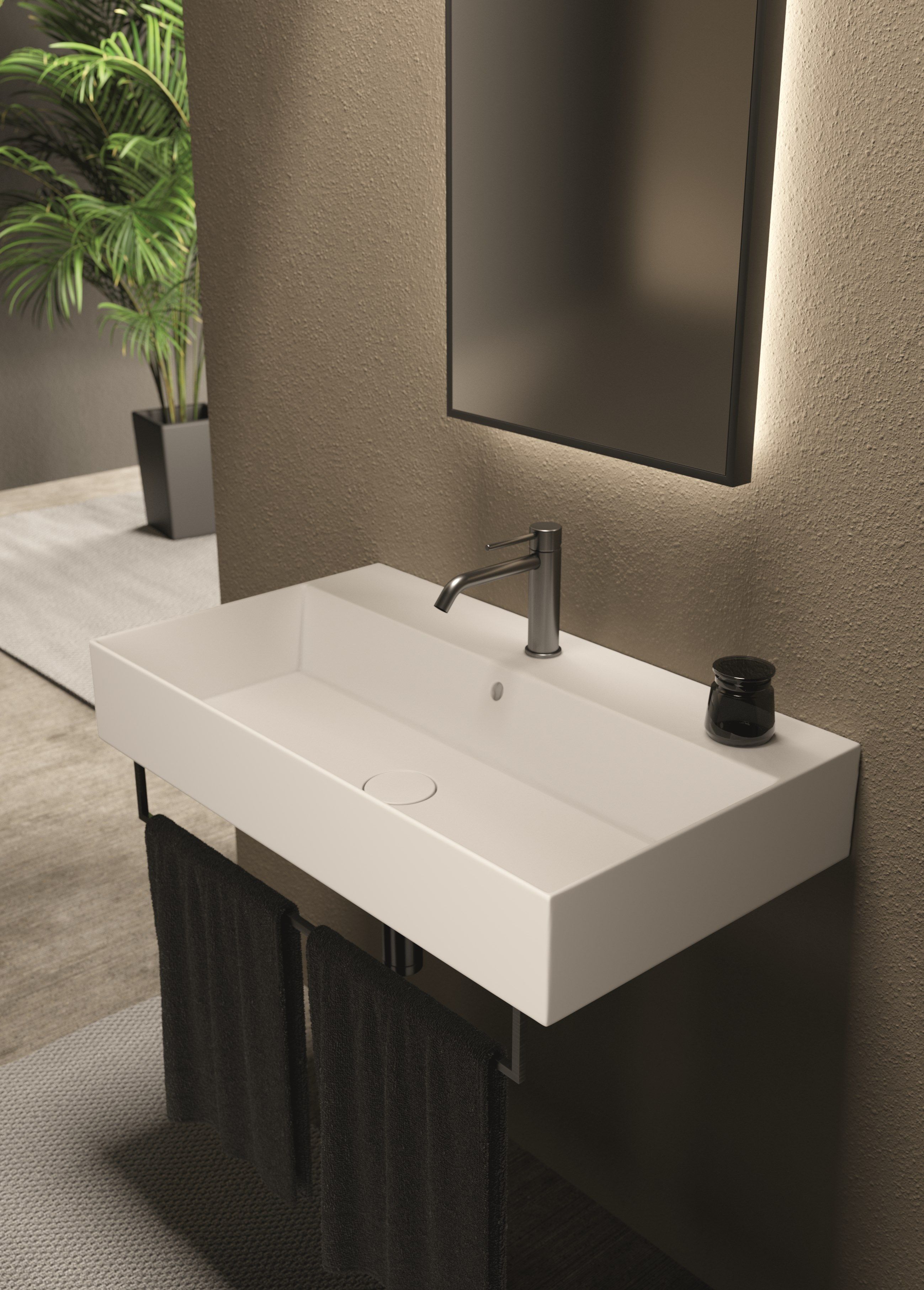 Керамическая прямоугольная столешница для мытья рук Alice Ceramica Шпион ARCH-00126165 - Вид №30