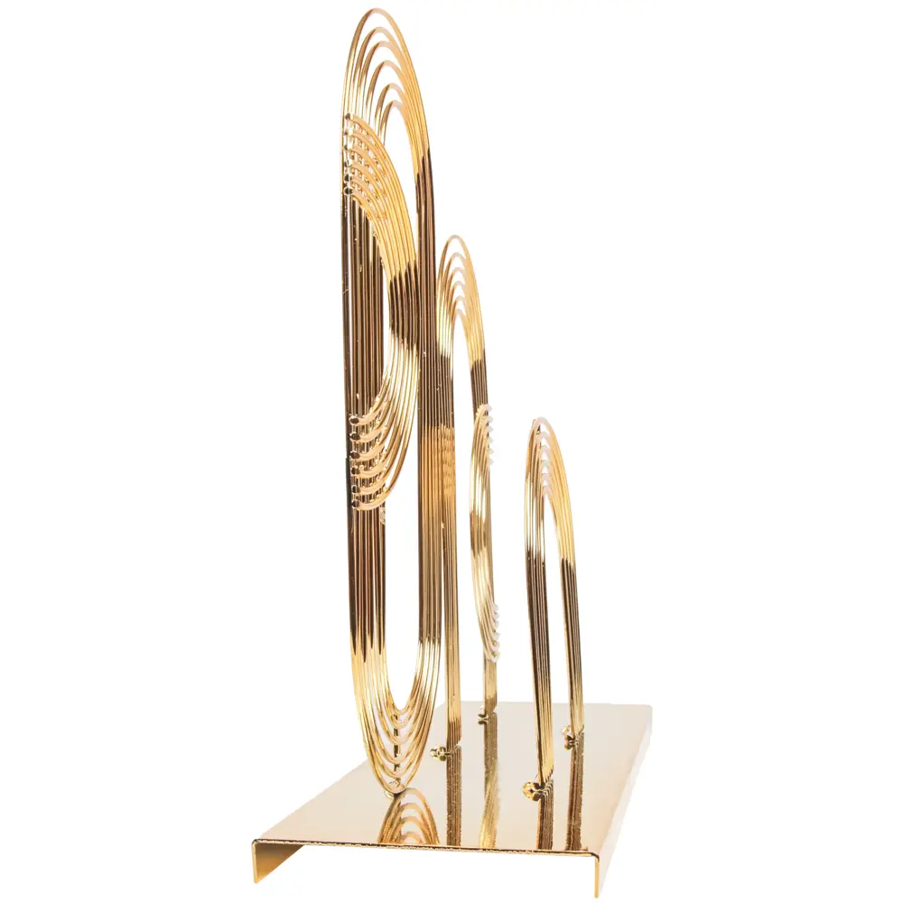 Панно настольное Золотые линии золотое металл 25 см Santreyd STLM-2073945 - Вид №2