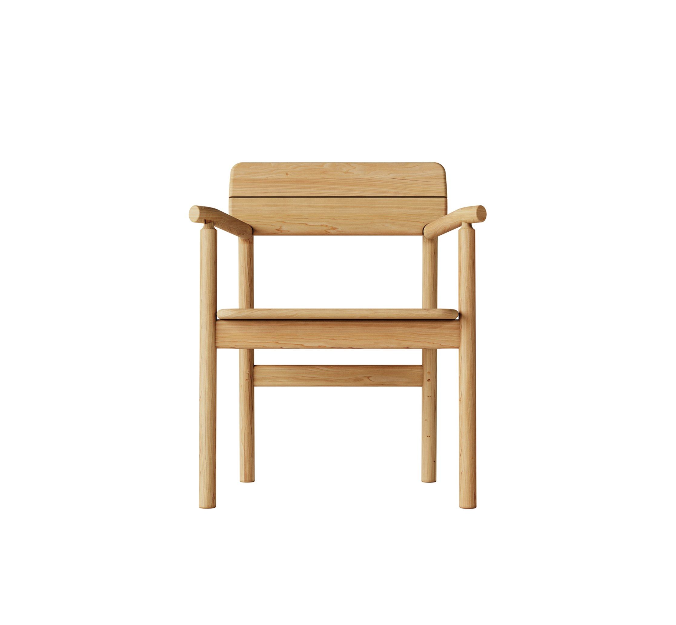 Стул для сада из тикового дерева с подлокотниками Case Tanso ARCH-00094692 - Вид №1