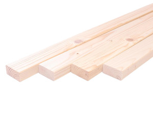 90602434 Рейка деревянная профилированная Timber&Style 20х40х1500мм сорт АВ хвоя комплект из 4шт STLM-0301821 Santreyd