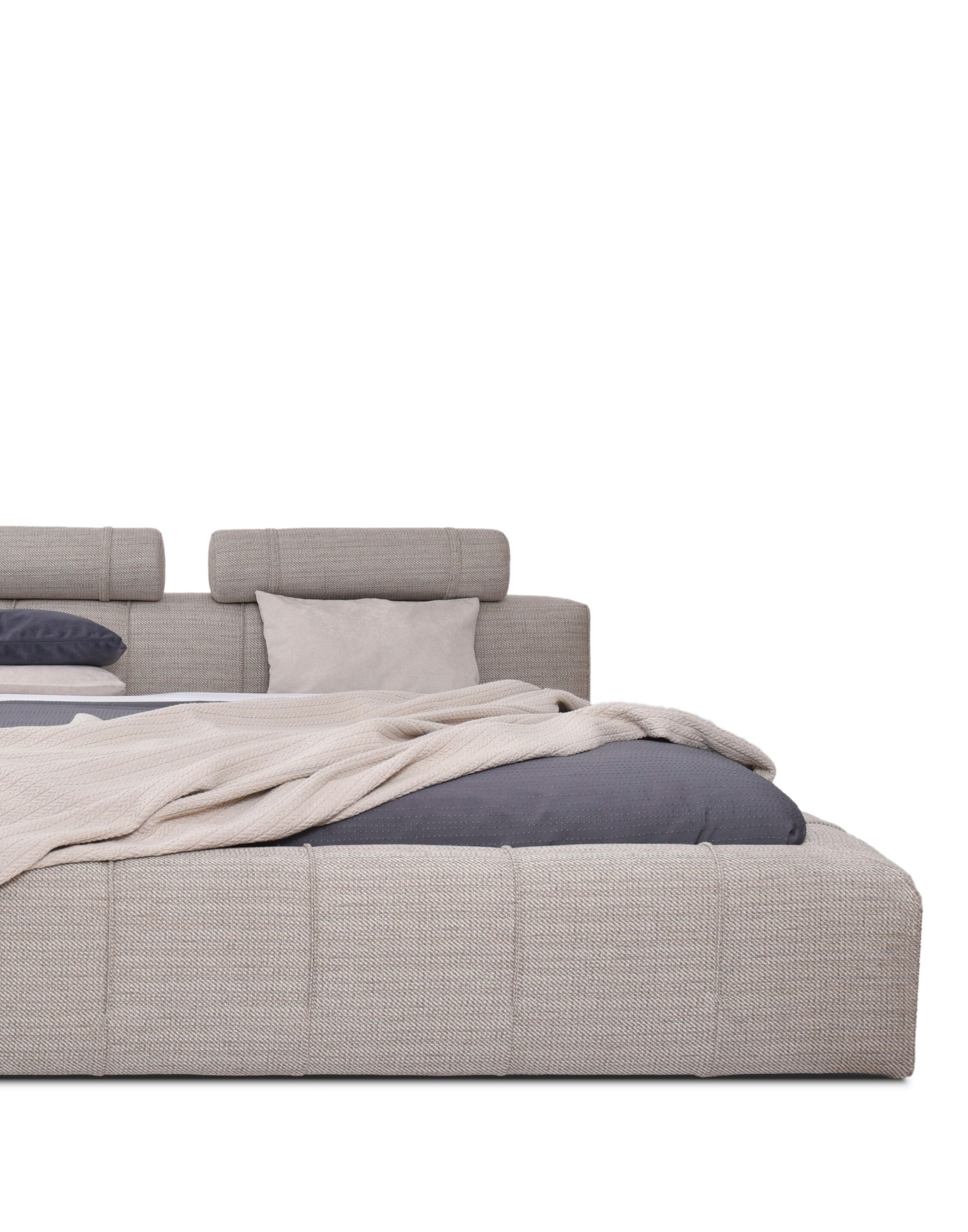 Двуспальная мягкая кровать из ткани Nobonobo Lanube ARCH-00126739 - Вид №3