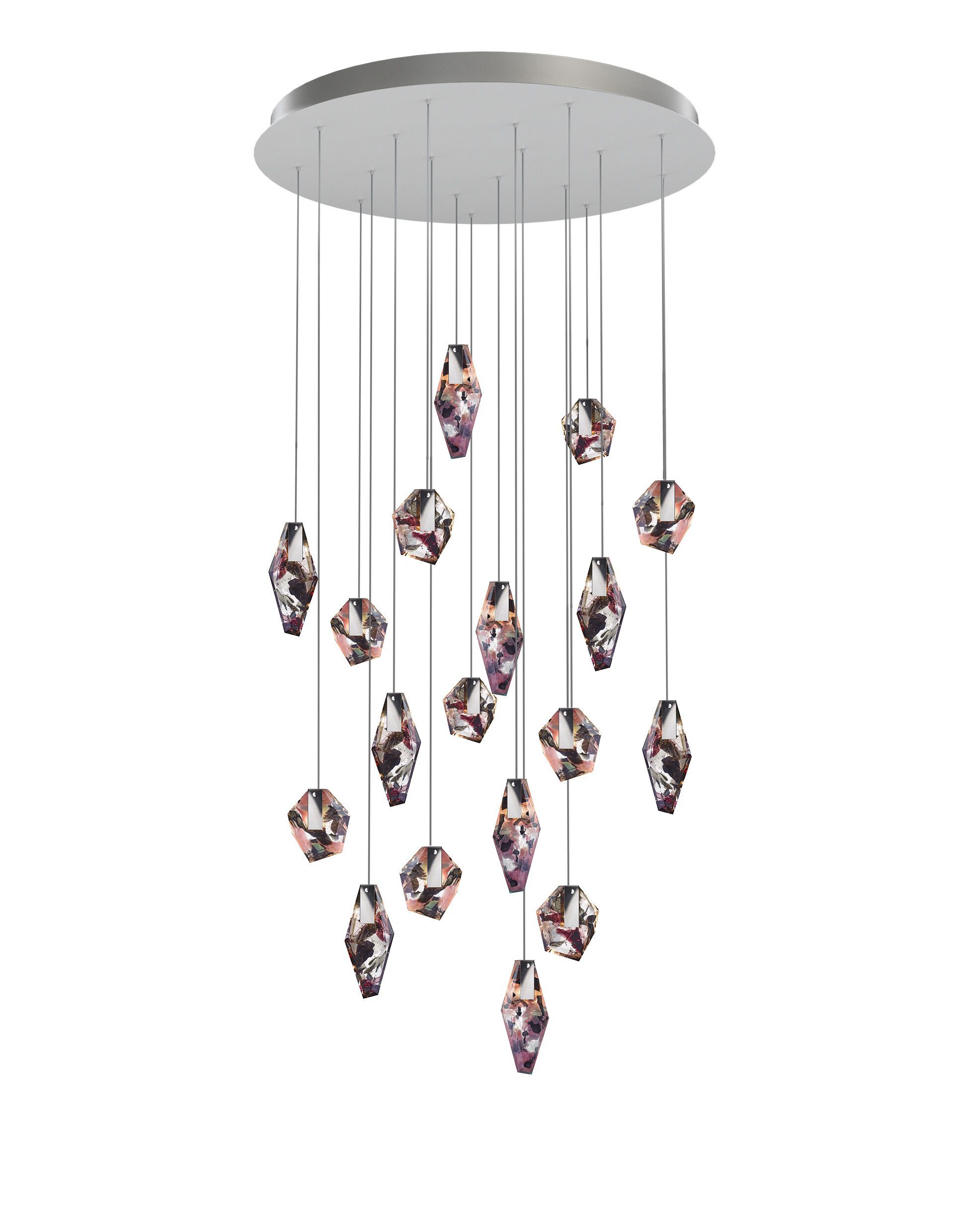 Стеклянная светодиодная люстра bomma Фрагменты ARCH-00002761 - Вид №2