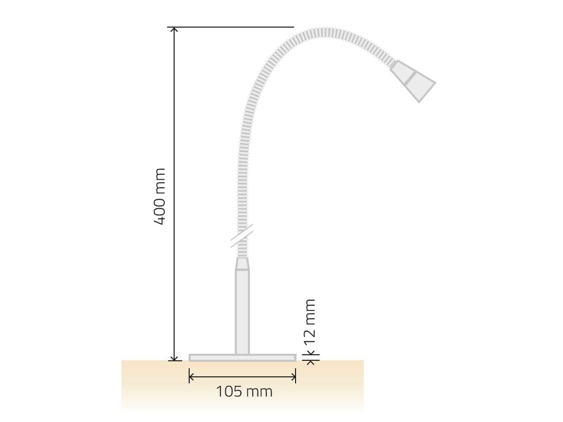 Светодиодная настольная лампа с гибкой рукояткой TEKNI-LED Pro 2 Watt ARCH-00089172 - Вид №3